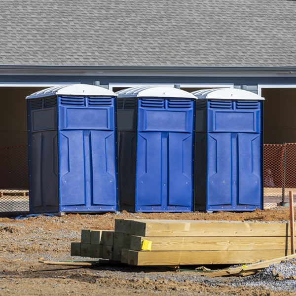 is there a specific order in which to place multiple porta potties in East Laurinburg NC